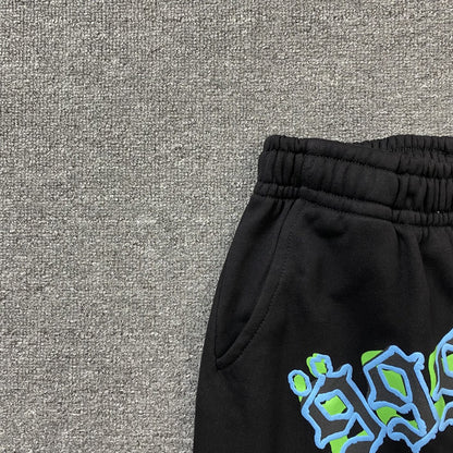 JUICE WRLD x SP5DER SWEATPANTS BLACK - Prime Reps