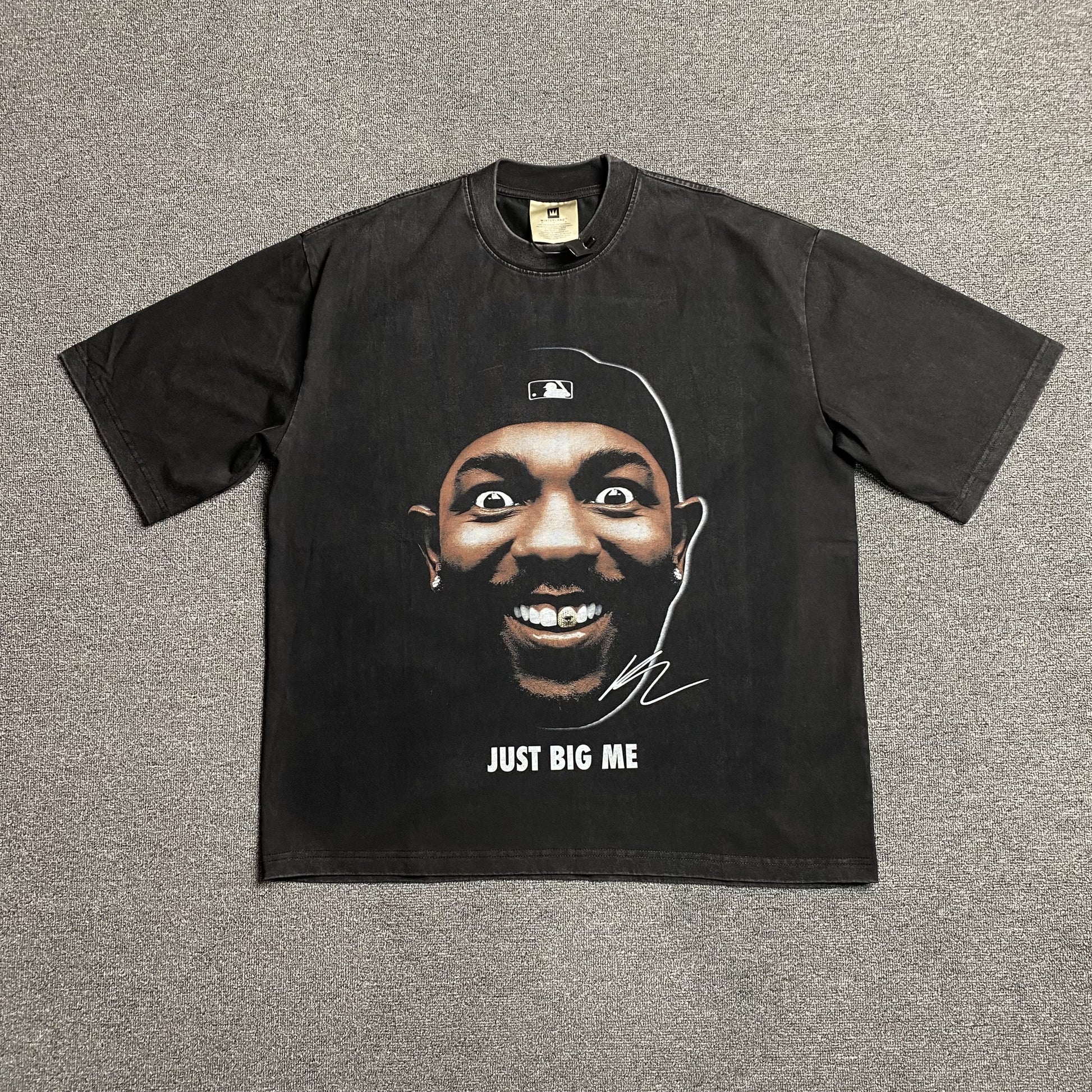 KENDRICK LAMAR VINTAGE GRAPHIC TEE DARK GREY - Prime Reps