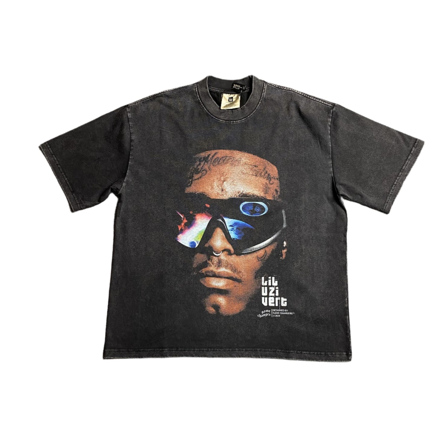 LIL UZI VERT VINTAGE GRAPHIC TEE DARK GREY - Prime Reps