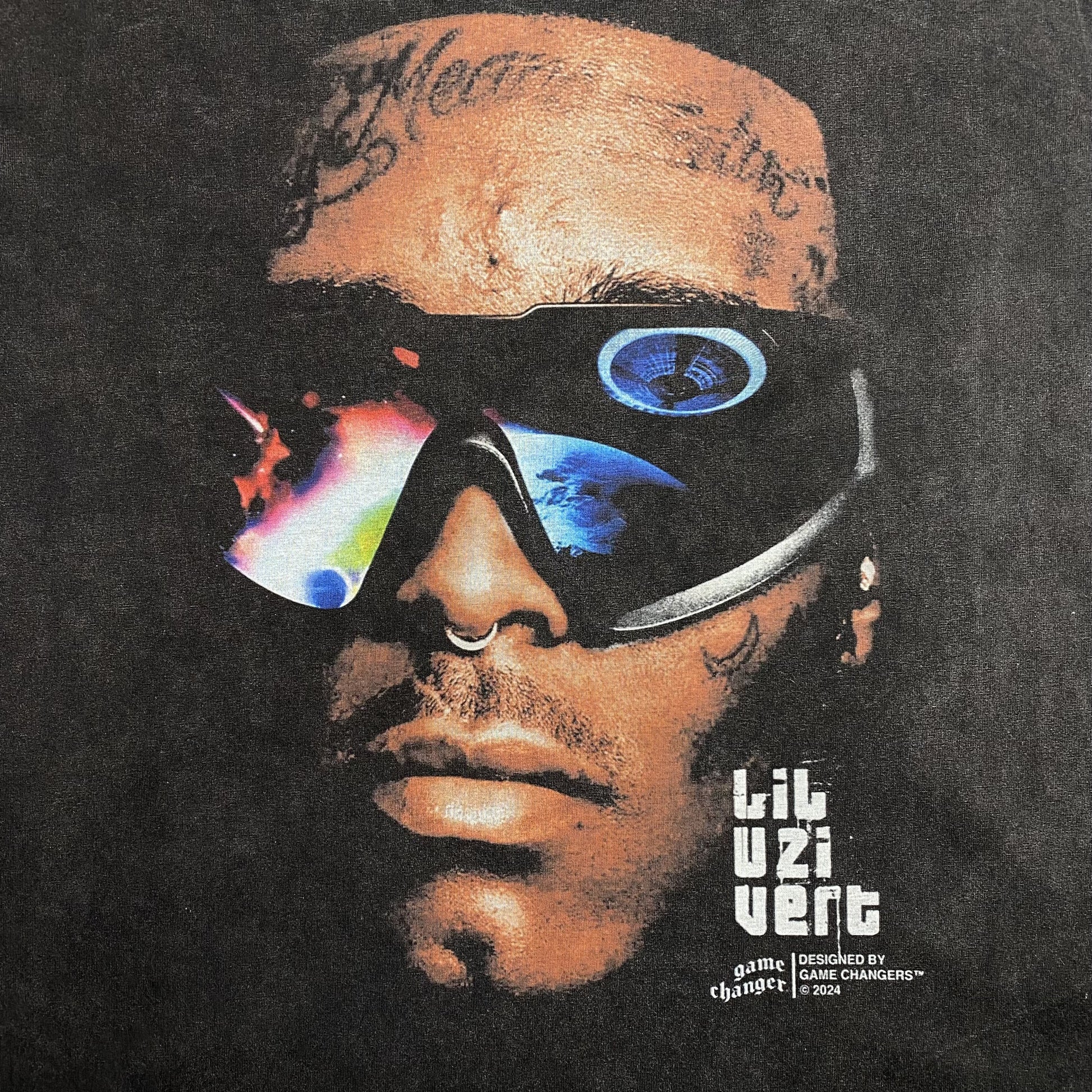 LIL UZI VERT VINTAGE GRAPHIC TEE DARK GREY - Prime Reps
