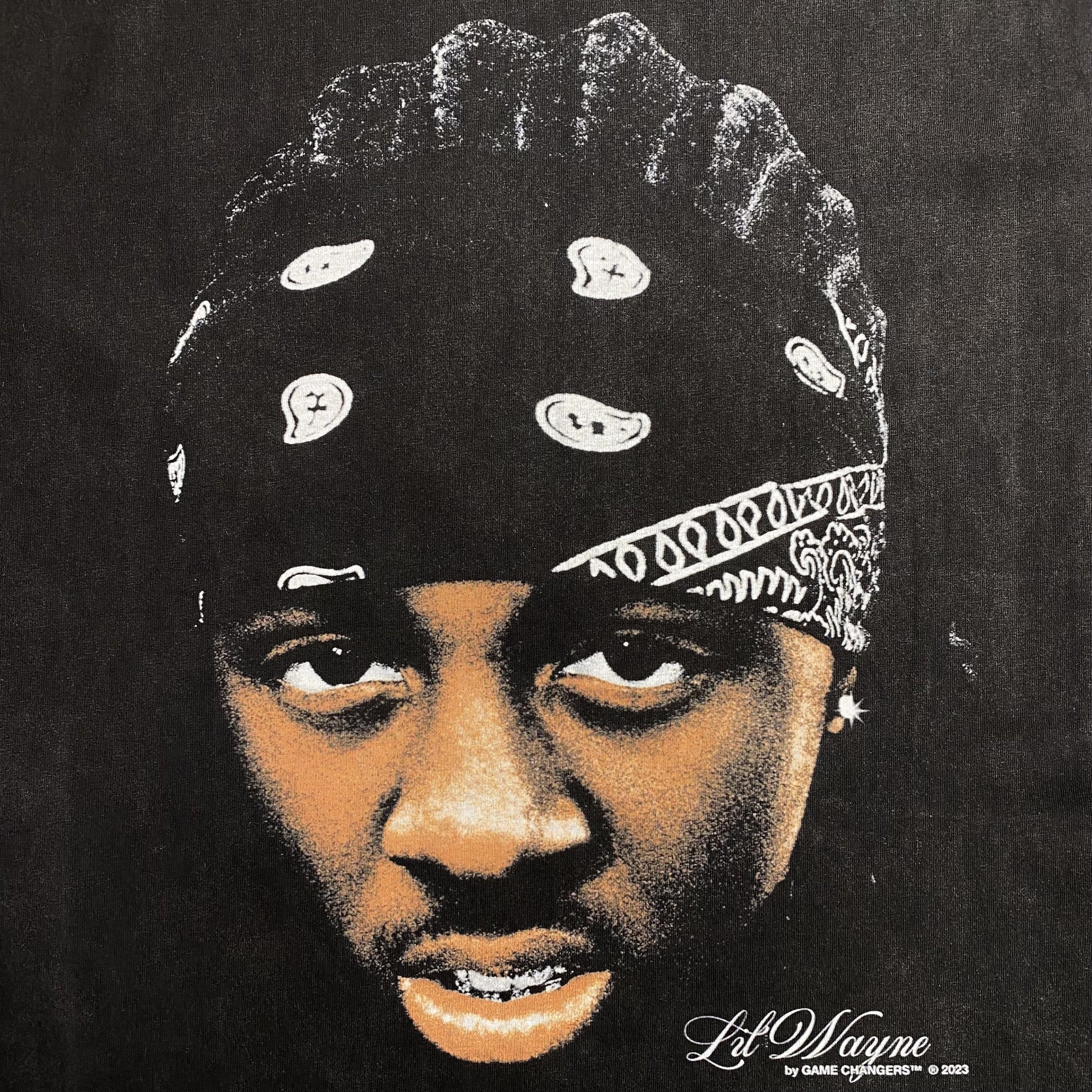 LIL WAYNE VINTAGE GRAPHIC TEE DARK GREY - Prime Reps