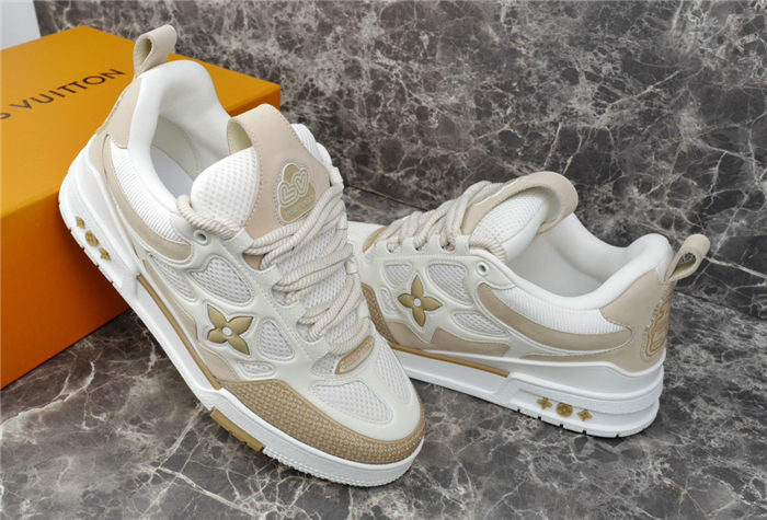 LOUIS VUITTON LV SKATE SNEAKER BEIGE WHITE - Prime Reps