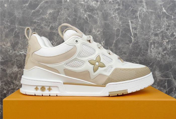 LOUIS VUITTON LV SKATE SNEAKER BEIGE WHITE - Prime Reps
