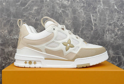 LOUIS VUITTON LV SKATE SNEAKER BEIGE WHITE - Prime Reps
