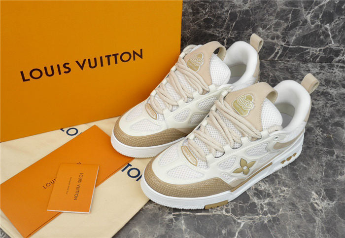 LOUIS VUITTON LV SKATE SNEAKER BEIGE WHITE - Prime Reps
