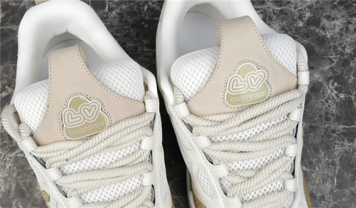 LOUIS VUITTON LV SKATE SNEAKER BEIGE WHITE - Prime Reps