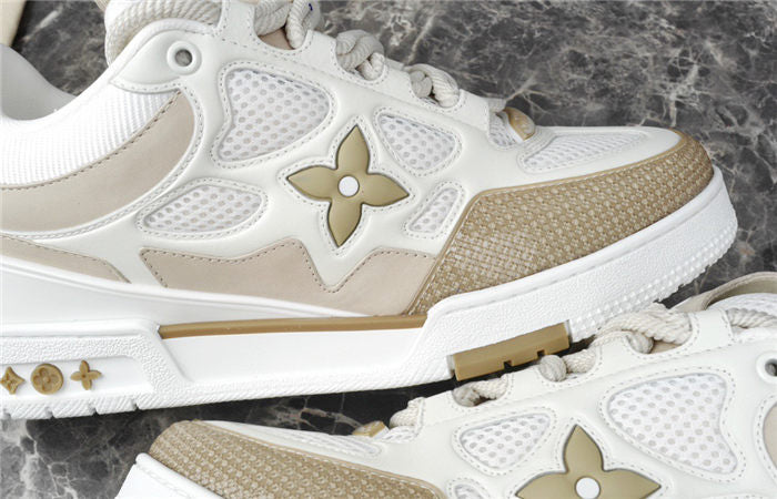 LOUIS VUITTON LV SKATE SNEAKER BEIGE WHITE - Prime Reps