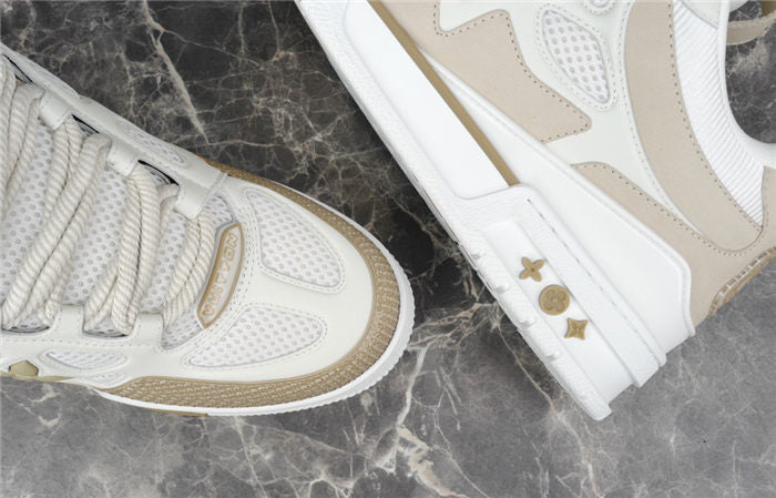 LOUIS VUITTON LV SKATE SNEAKER BEIGE WHITE - Prime Reps