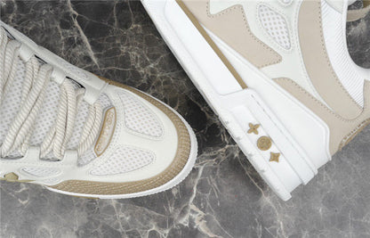 LOUIS VUITTON LV SKATE SNEAKER BEIGE WHITE - Prime Reps