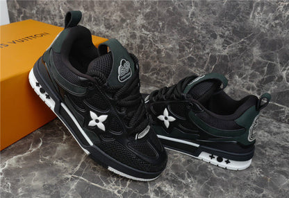 LOUIS VUITTON LV SKATE SNEAKER BLACK WHITE - Prime Reps