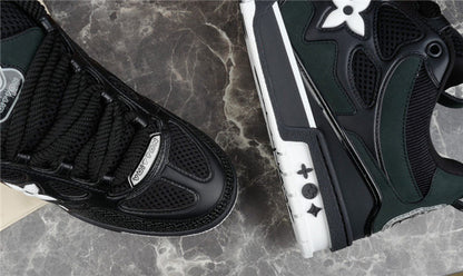 LOUIS VUITTON LV SKATE SNEAKER BLACK WHITE - Prime Reps