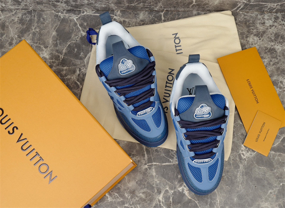 LOUIS VUITTON LV SKATE SNEAKER BLUE - Prime Reps