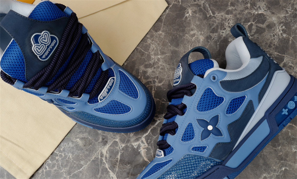 LOUIS VUITTON LV SKATE SNEAKER BLUE - Prime Reps