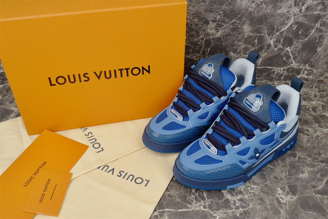 LOUIS VUITTON LV SKATE SNEAKER BLUE - Prime Reps