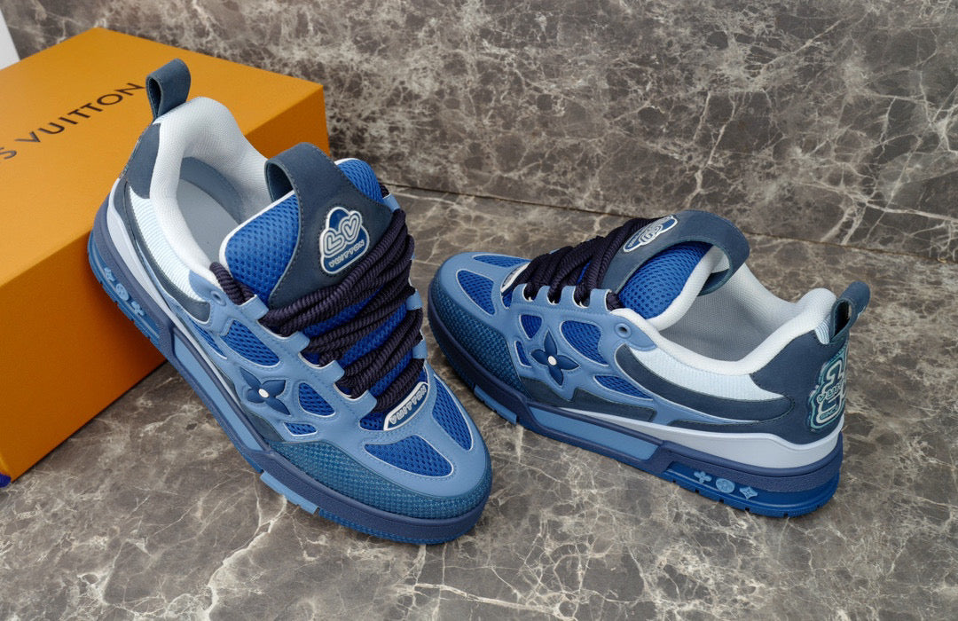 LOUIS VUITTON LV SKATE SNEAKER BLUE - Prime Reps