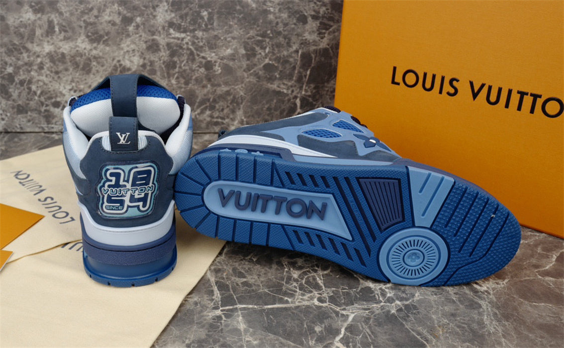 LOUIS VUITTON LV SKATE SNEAKER BLUE - Prime Reps