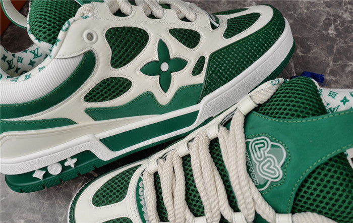 LOUIS VUITTON LV SKATE SNEAKER GREEN WHITE - Prime Reps