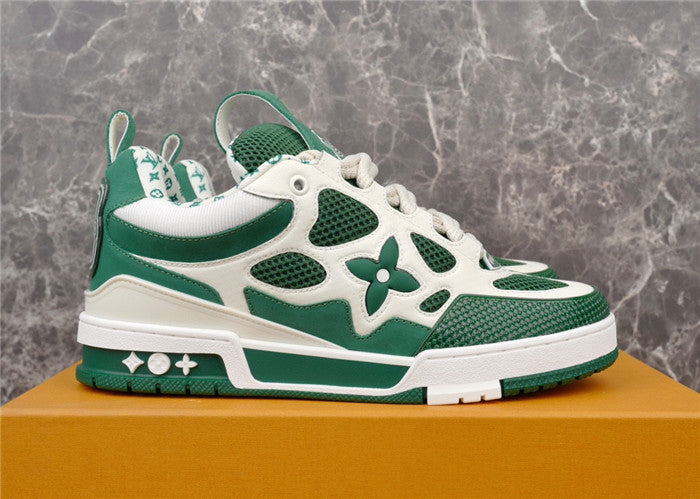 LOUIS VUITTON LV SKATE SNEAKER GREEN WHITE - Prime Reps