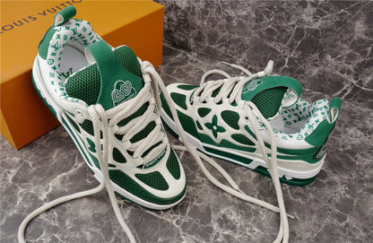 LOUIS VUITTON LV SKATE SNEAKER GREEN WHITE - Prime Reps