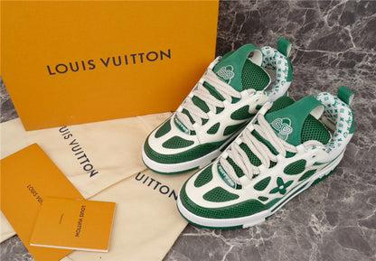 LOUIS VUITTON LV SKATE SNEAKER GREEN WHITE - Prime Reps