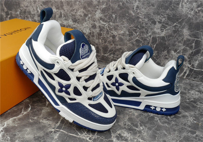 LOUIS VUITTON LV SKATE SNEAKER MARINE WHITE - Prime Reps