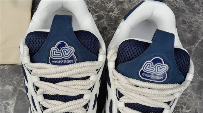 LOUIS VUITTON LV SKATE SNEAKER MARINE WHITE - Prime Reps