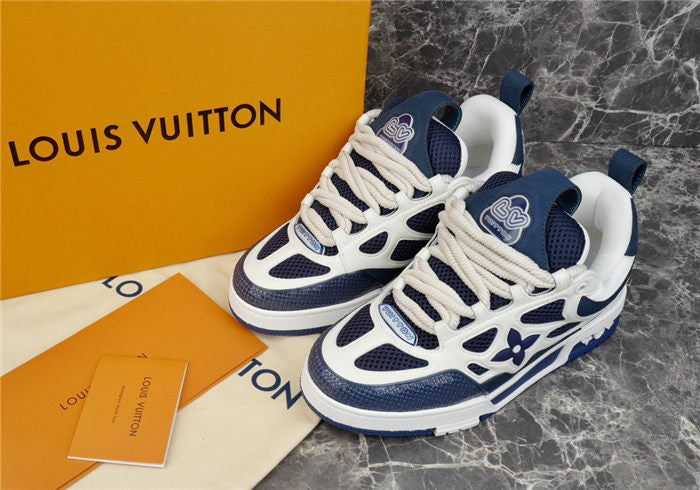 LOUIS VUITTON LV SKATE SNEAKER MARINE WHITE - Prime Reps