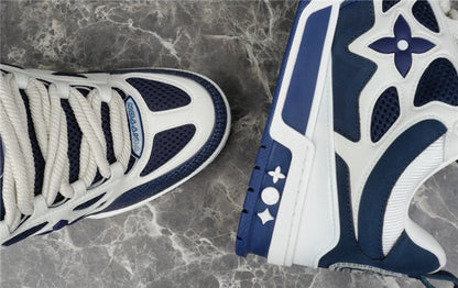 LOUIS VUITTON LV SKATE SNEAKER MARINE WHITE - Prime Reps