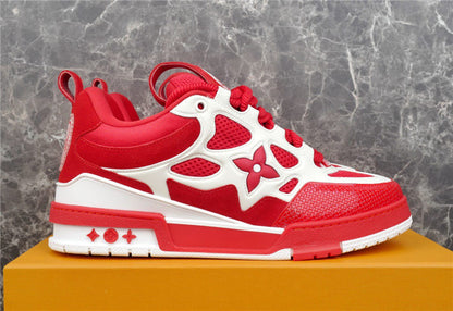 LOUIS VUITTON LV SKATE SNEAKER RED WHITE - Prime Reps