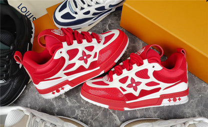 LOUIS VUITTON LV SKATE SNEAKER RED WHITE - Prime Reps