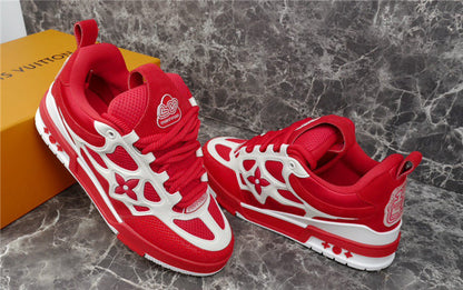 LOUIS VUITTON LV SKATE SNEAKER RED WHITE - Prime Reps