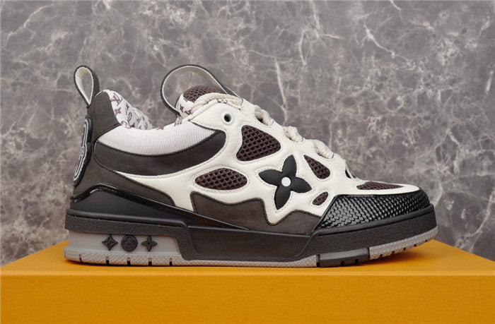 LOUIS VUITTON LV SKATE SNEAKER WHITE BLACK - Prime Reps