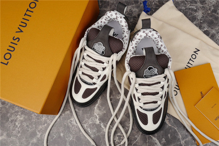 LOUIS VUITTON LV SKATE SNEAKER WHITE BLACK - Prime Reps