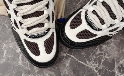 LOUIS VUITTON LV SKATE SNEAKER WHITE BLACK - Prime Reps