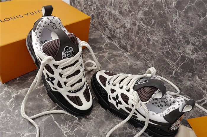 LOUIS VUITTON LV SKATE SNEAKER WHITE BLACK - Prime Reps