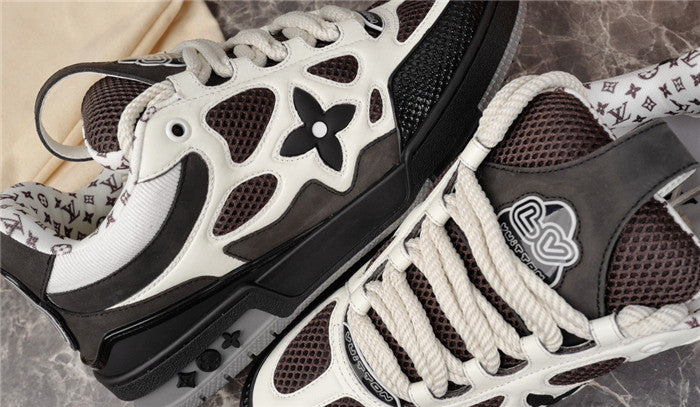 LOUIS VUITTON LV SKATE SNEAKER WHITE BLACK - Prime Reps