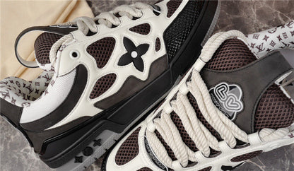 LOUIS VUITTON LV SKATE SNEAKER WHITE BLACK - Prime Reps