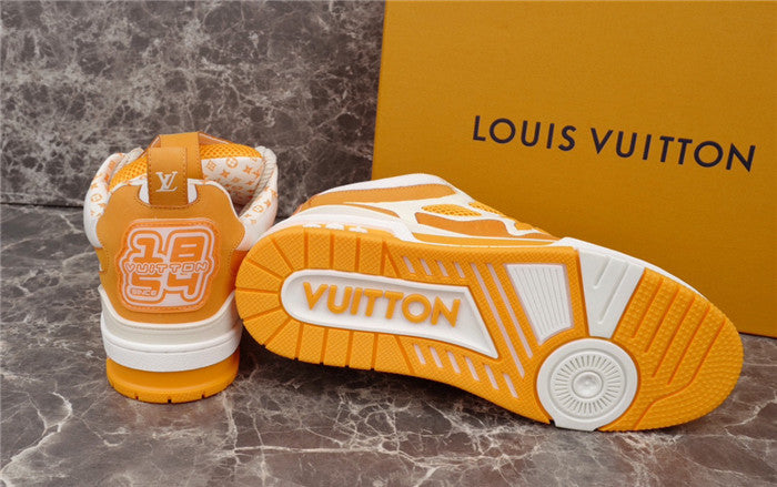LOUIS VUITTON LV SKATE SNEAKER YELLOW WHITE - Prime Reps
