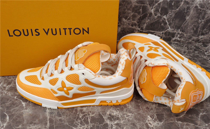 LOUIS VUITTON LV SKATE SNEAKER YELLOW WHITE - Prime Reps