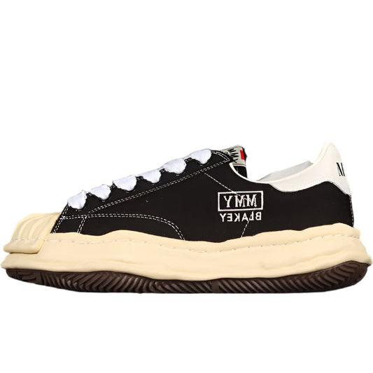 MAISON MIHARA YASUHIRO BLAKEY OG SOLE LEATHER LOW BEIGE BLACK - Prime Reps