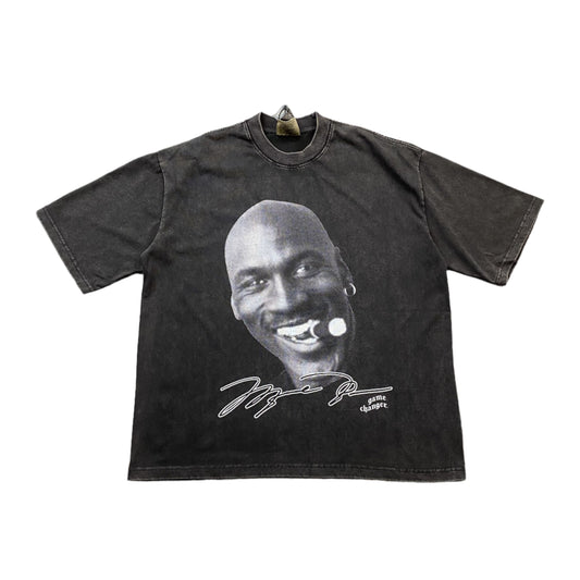 MICHAEL JORDAN VINTAGE GRAPHIC TEE DARK GREY - Prime Reps
