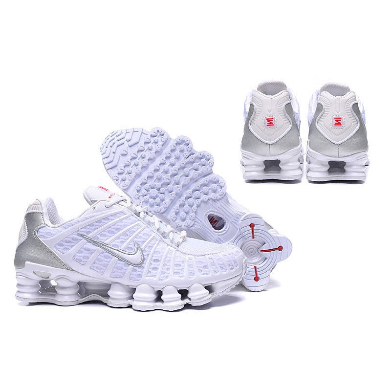 NIKE SHOX TL x WHITE METALLIC SILVER - Prime Reps