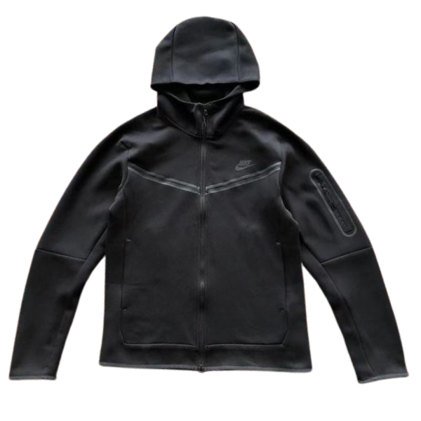 NIKE TECH FLEECE HOODIE x BLACK - Prime Reps