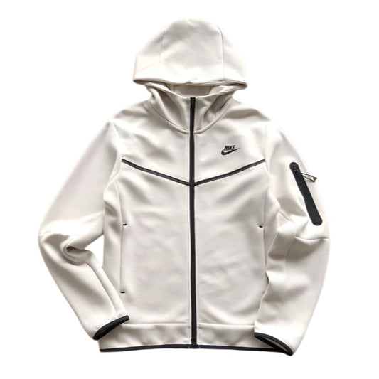 NIKE TECH FLEECE HOODIE x CREAMY WHITE - Prime Reps