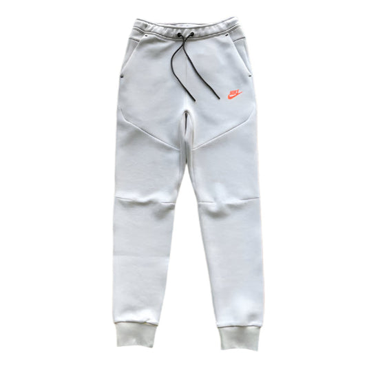 NIKE TECH FLEECE PANTS x WOLF GREY/AQUAMARINE/ORANGE - Prime Reps