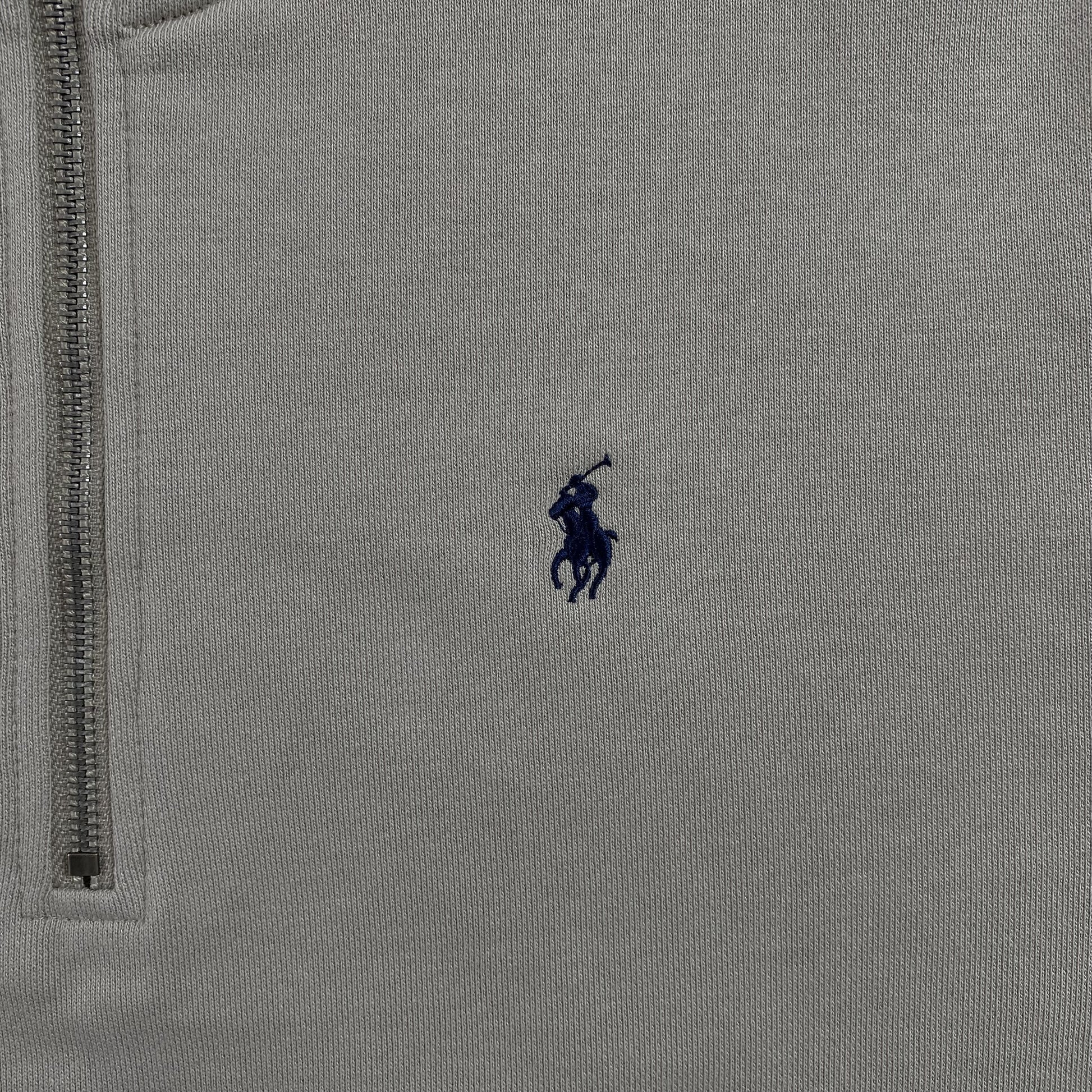 POLO RALPH LAUREN QUARTER ZIP SWEATSHIRT BEIGE - Prime Reps