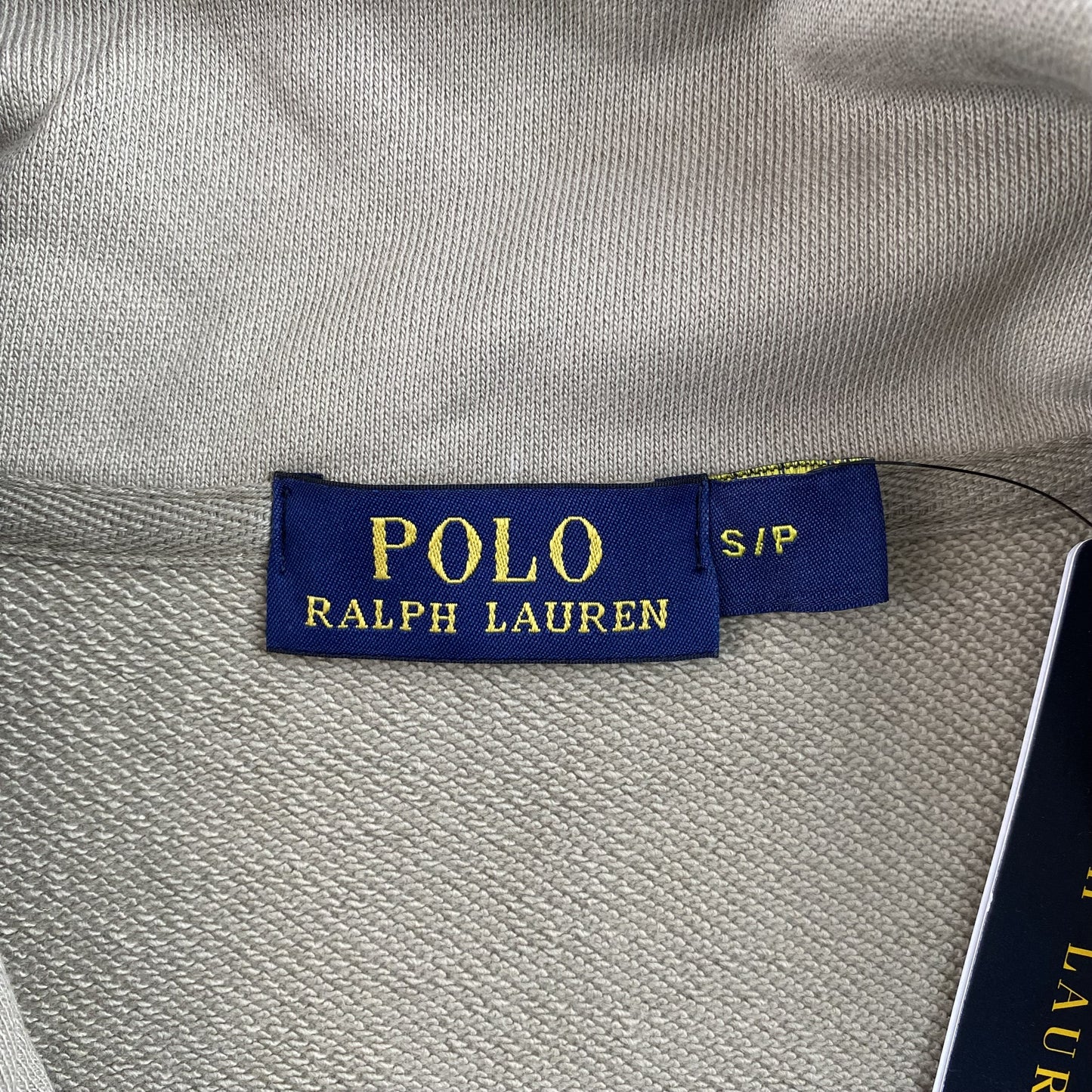 POLO RALPH LAUREN QUARTER ZIP SWEATSHIRT BEIGE - Prime Reps