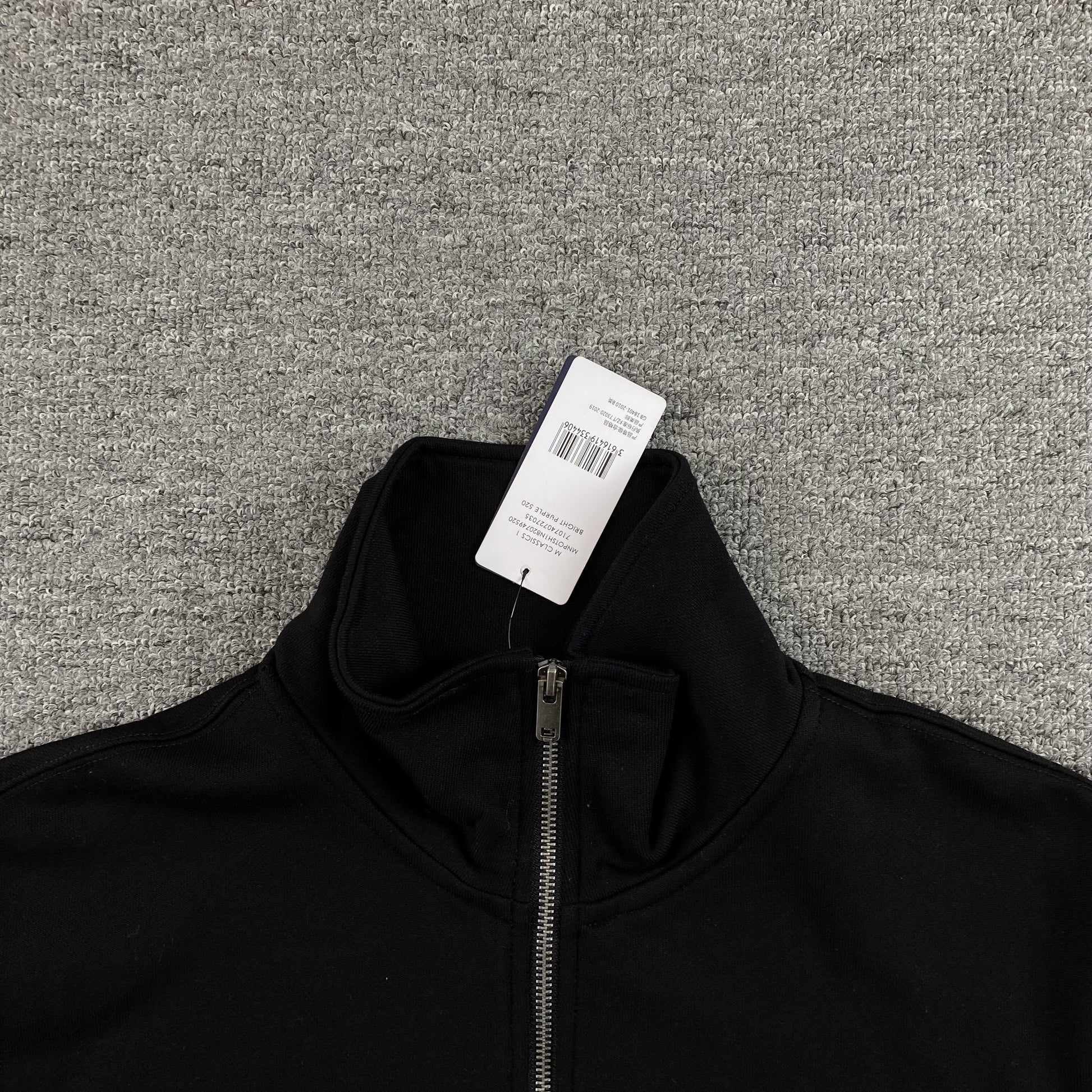 POLO RALPH LAUREN QUARTER ZIP SWEATSHIRT BLACK - Prime Reps
