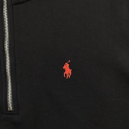 POLO RALPH LAUREN QUARTER ZIP SWEATSHIRT BLACK - Prime Reps