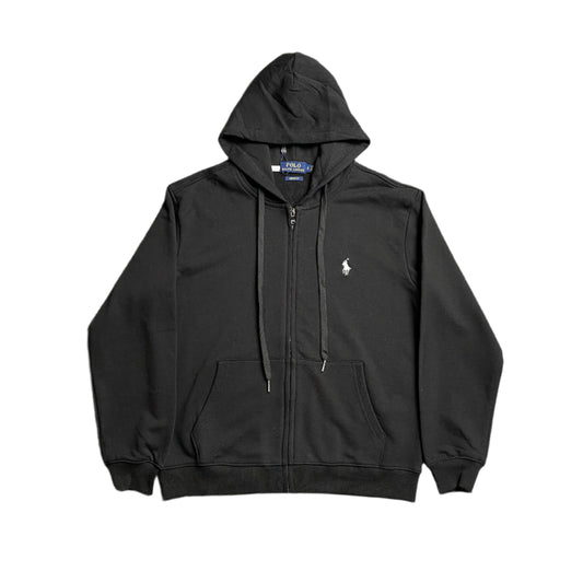 POLO RALPH LAUREN ZIP UP HOODIE BLACK - Prime Reps